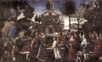 La tentation du Christ Sandro Botticelli Peinture à l'huile